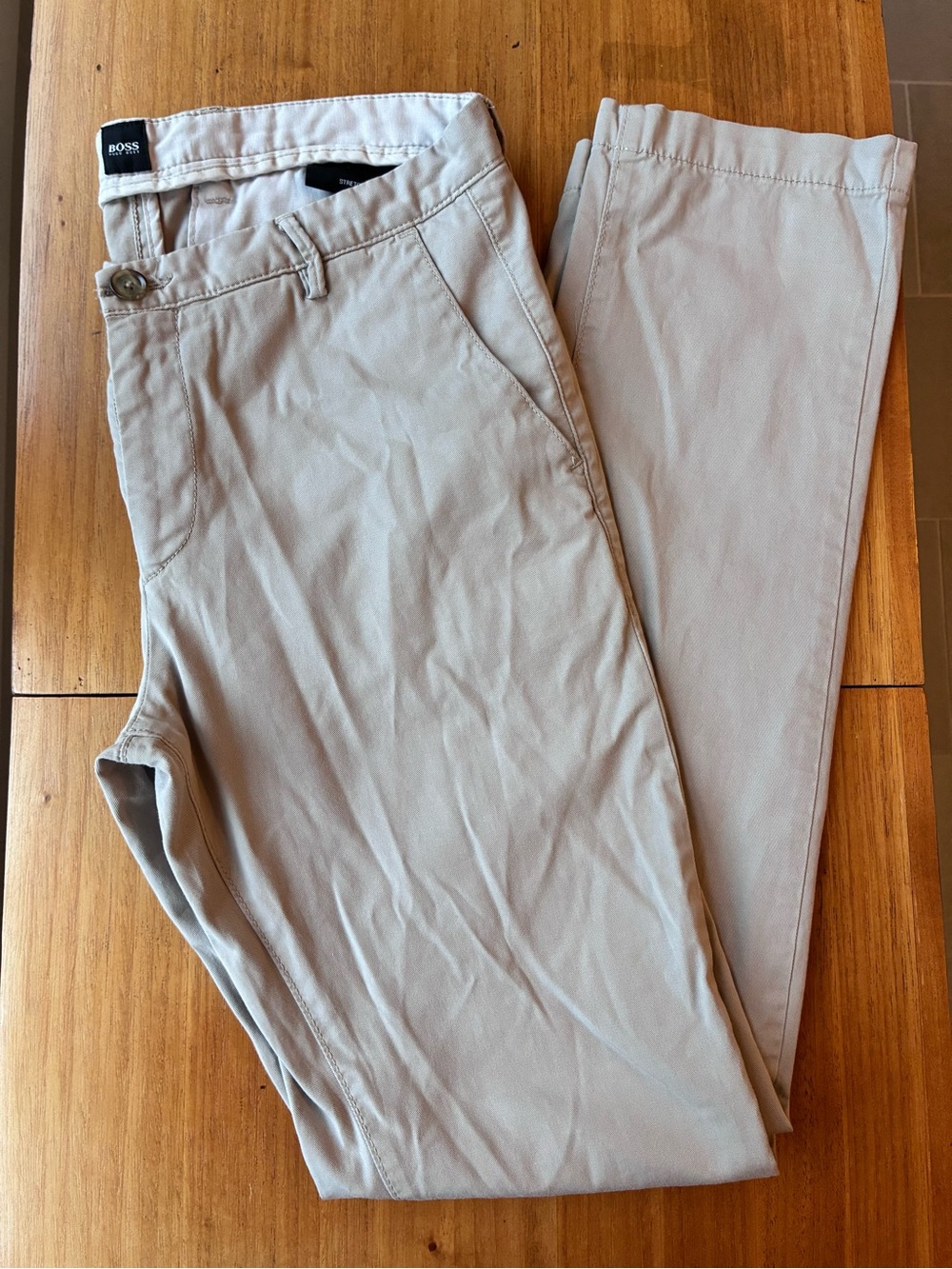 Hugo Boss Beige/Tan Chinos - Slim Straight